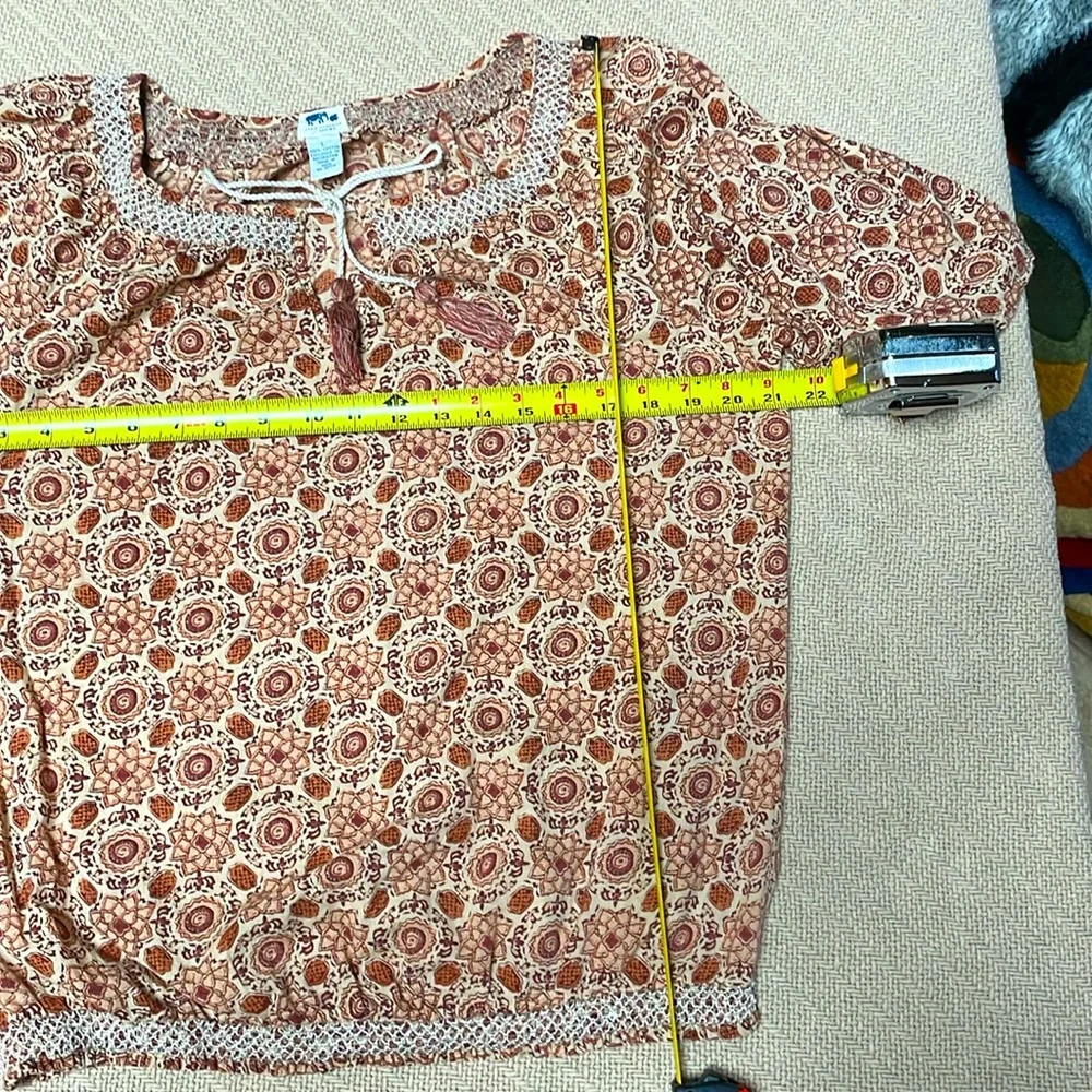 Lucky Brand long sleeve blouse SIZE Large…I do love and take offers! - Picture 7 of 13